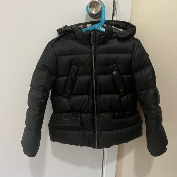 Burberry kids puffer jacket. Size 6Y
